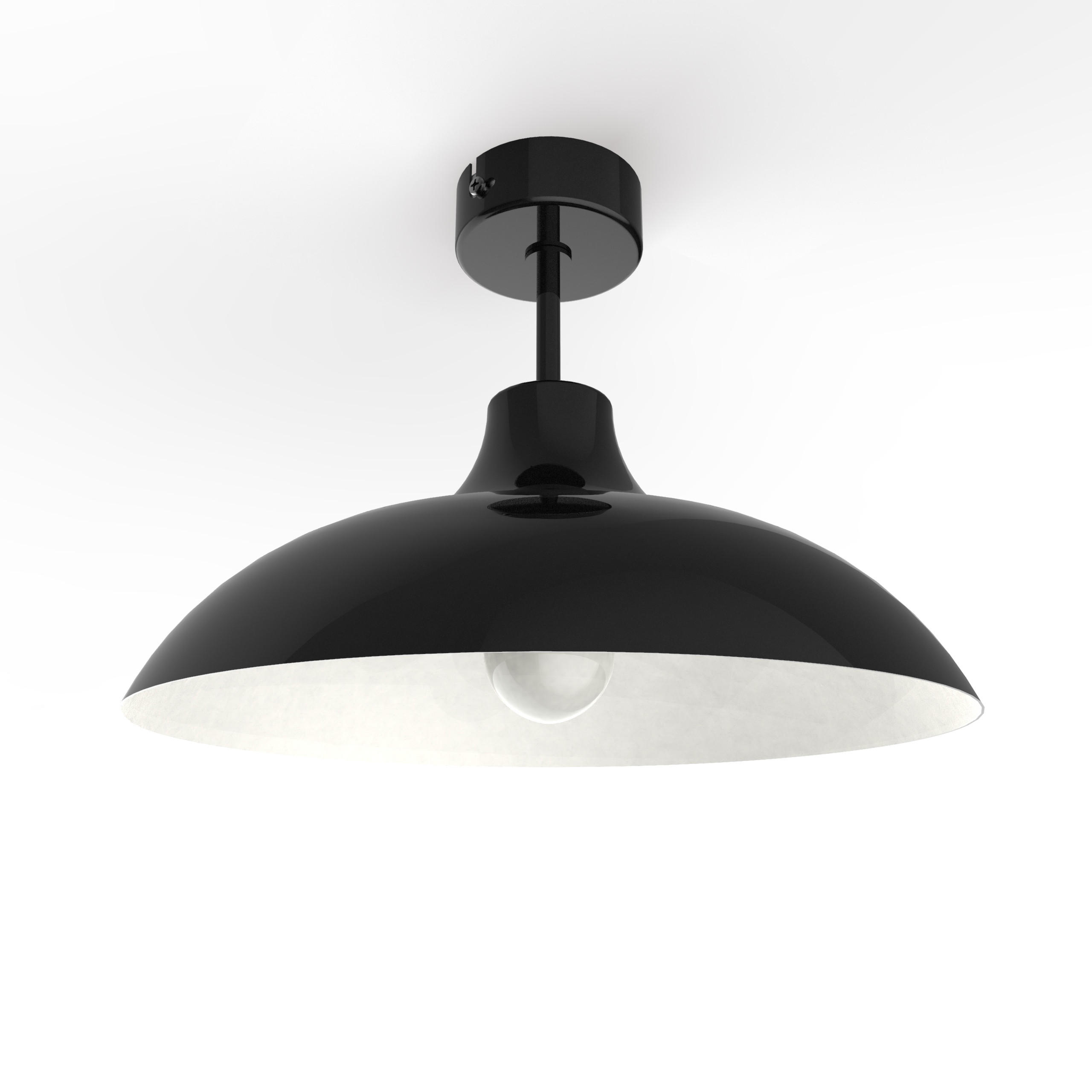 DECKENLEUCHTE - Schwarz, Metall (30/30/20cm) - Lumicom