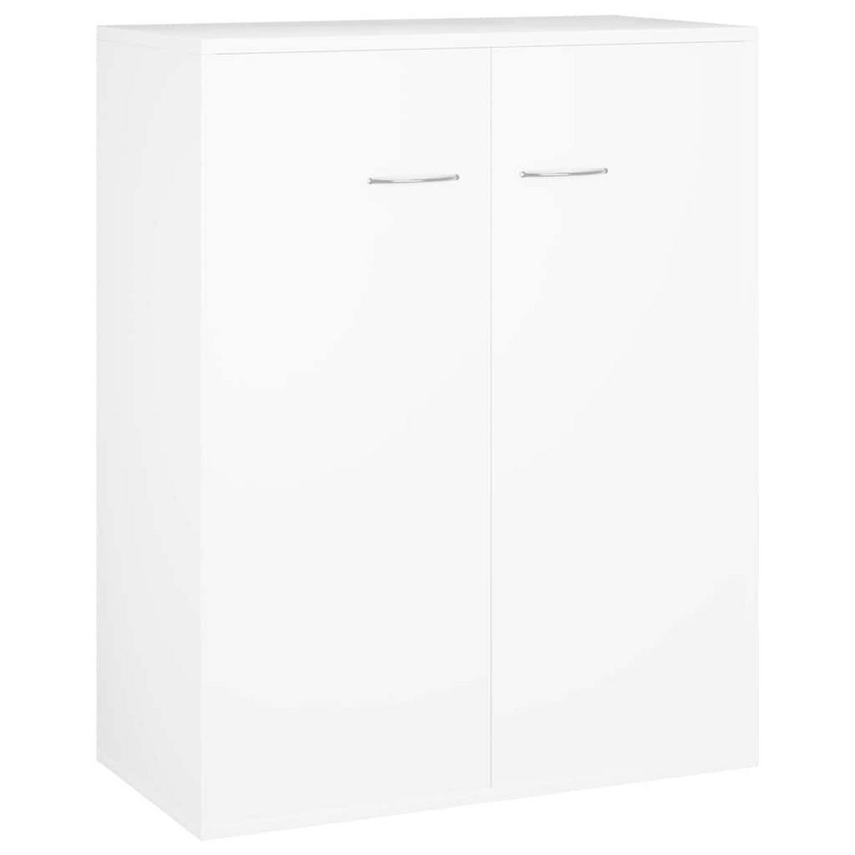 SIDEBOARD mit 2 Türen 60/30/75 cm aus Holzwerkstoff Weiß - Weiß, Holz (60/75/30cm) - vidaXL