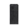 BLUMENTOPF schwarz quadratisch 26/26/60 cm Dion - Schwarz, Naturmaterialen (60cm) - Beliani