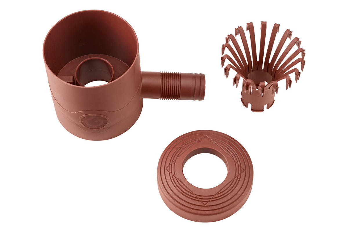 REGENSAMMLER DN 68-100, braun - Braun, Kunststoff (11.5/18/30cm) - GARANTIA
