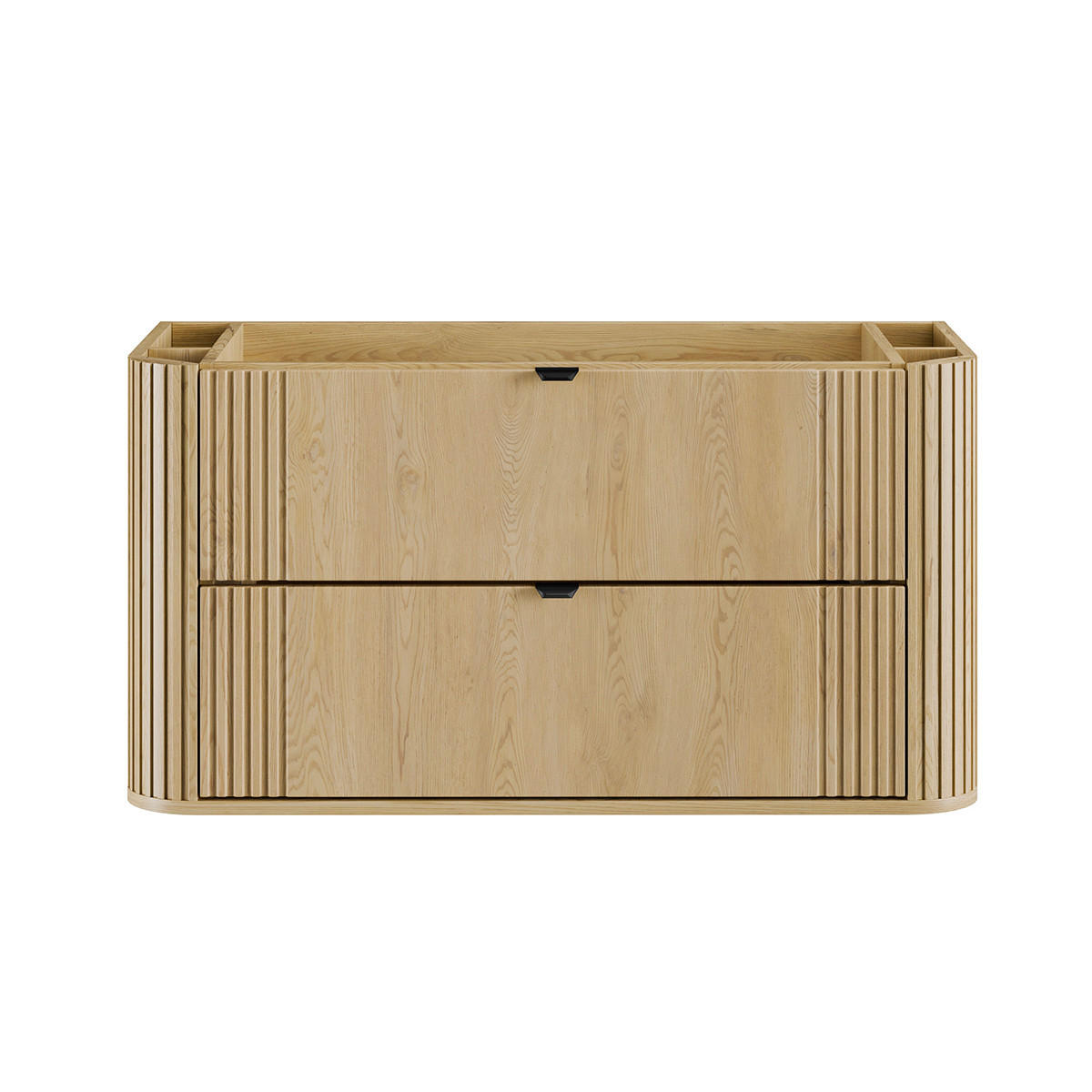 WASCHTISCHUNTERSCHRANK 100.4cm Mila Helle Eiche - Braun, Holzwerkstoff (100.4/54/46cm) - Petits-meubles