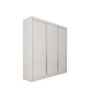 SCHWEBETÜRENSCHRANK SOFIA 180/216/61 cm 3-türig Weiß - Weiß, Holzwerkstoff (180/216/61cm) - MASSENO