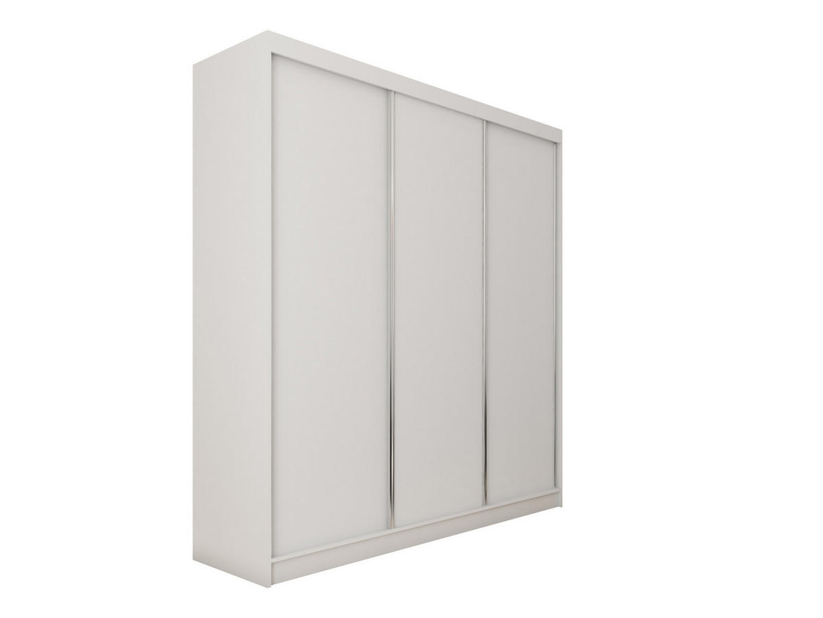 SCHWEBETÜRENSCHRANK SOFIA 180/216/61 cm 3-türig Weiß - Weiß, Holzwerkstoff (180/216/61cm) - MASSENO