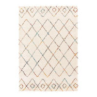 TEPPICH Shaggy weich voluminös beige - Beige, Textil (140/200cm) - AFK Living