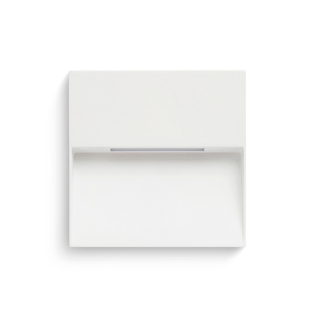 AUSSENLEUCHTE AQILA SQ Weiß 6 W IP54 - Weiß, Metall (15/15/34cm) - Rendl