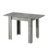 ESSTISCH LIVIUS 80-120/60/74 cm - Grau, Holzwerkstoff (80/60/74cm) - B&D Home