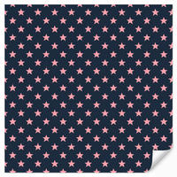 KINDERTAPETE - Muster - Sterne - Rosa - 280x300 cm - Anthrazit, Papier (280/300cm) - OnlyWow
