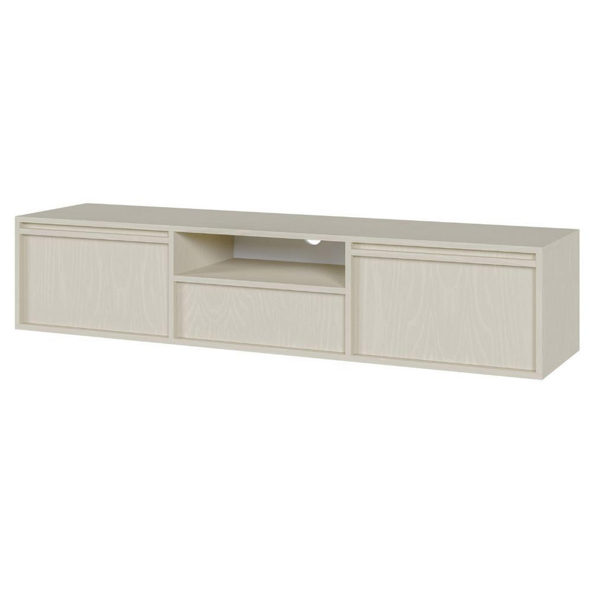 TV-HÄNGEBOARD Evo Hellbeige 154 cm - Beige, Holzwerkstoff (154/32.4/39cm) - Selsey