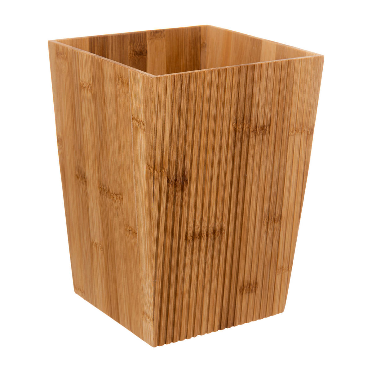 KOSMETIKEIMER Bambus Terre Inconnue 6 l 15,5/19,5/26,5 cm - Braun, Naturmaterialien (19.5/26.5/15.5cm) - 5five Simply Smart