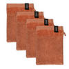 WASCHANDSCHUH BAUMWOLLE SENSE 4ER SET - Orange, Textil (16/21cm) - Schöner Wohnen