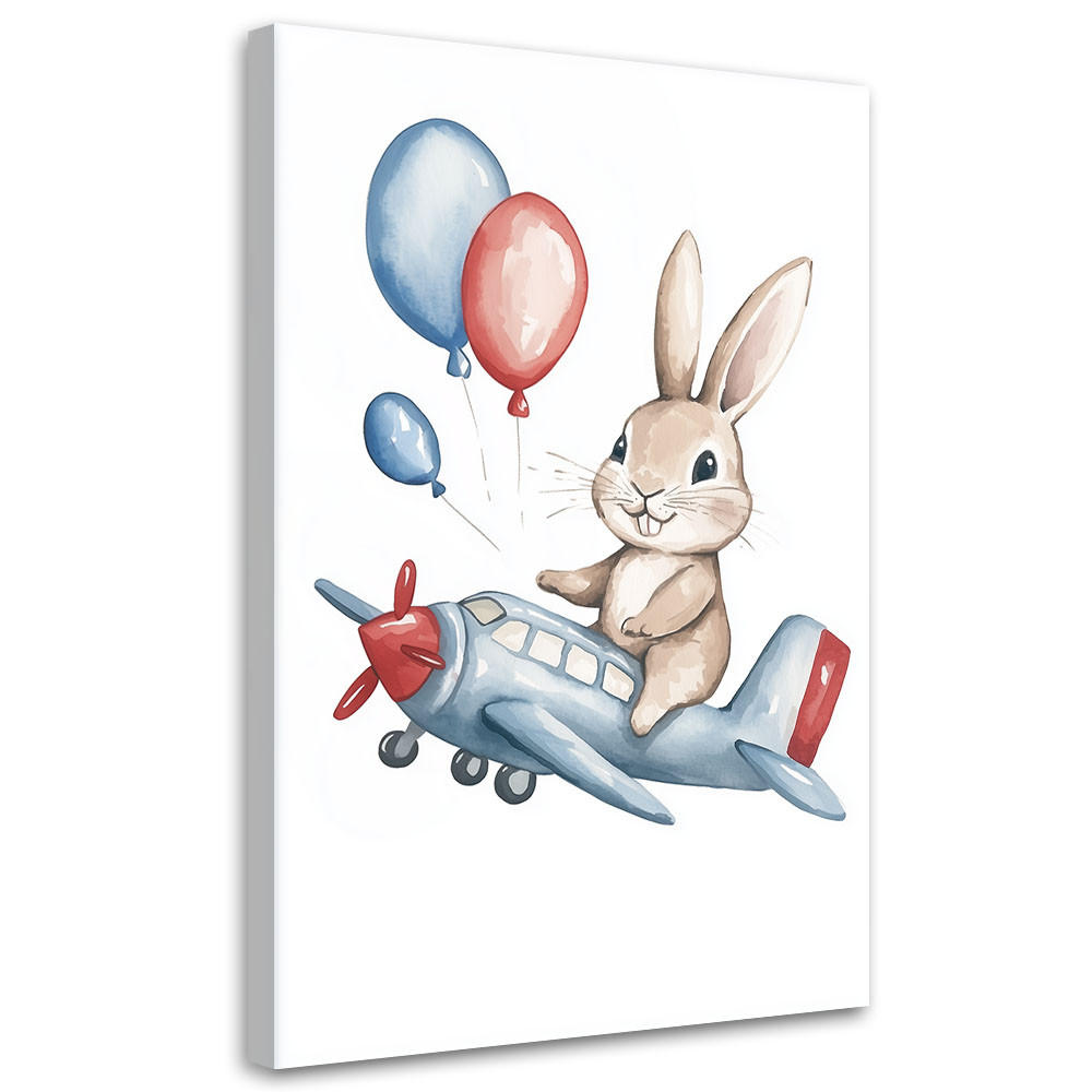 Feeby Leinwandbild Mehrfarbig 80x120 cm