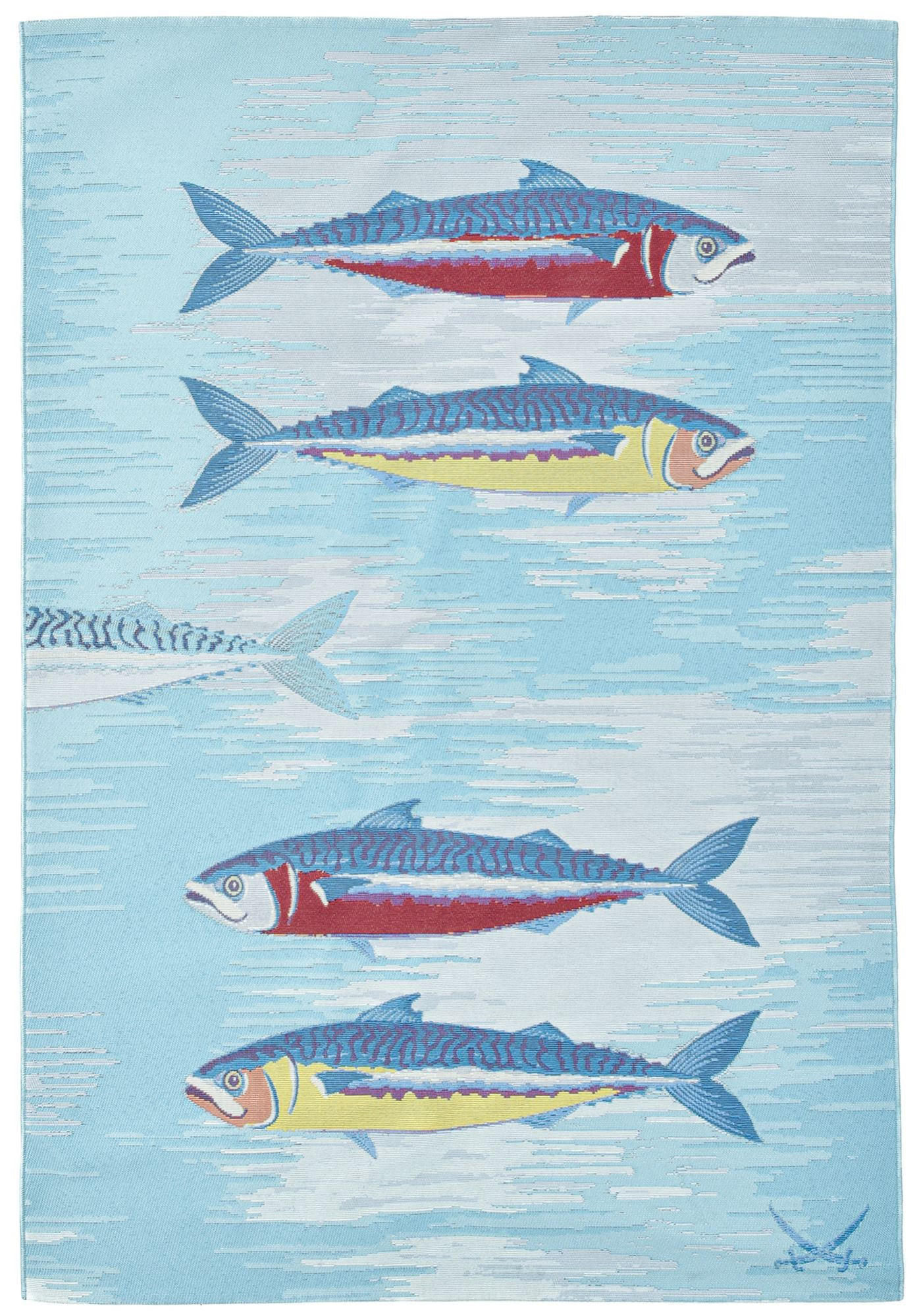 OUTDOORTEPPICH Rantum Beach 130x190 cm - Türkis, Textil (130/190cm) - Sansibar SYLT