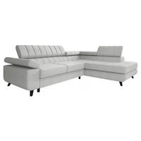 ECKSOFA Nord Premium, Seite: Rechts - Anthrazit/Silberfarben, Holz/Textil (264/203cm) - MIRJAN24