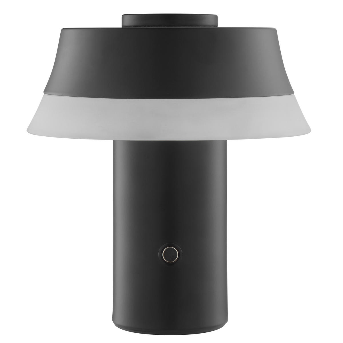 TISCHLEUCHTE Kinich Schwarz/Weiß 15/15/16,5 cm - Multicolor, Metall (15/15/16.5cm) - Brilliant