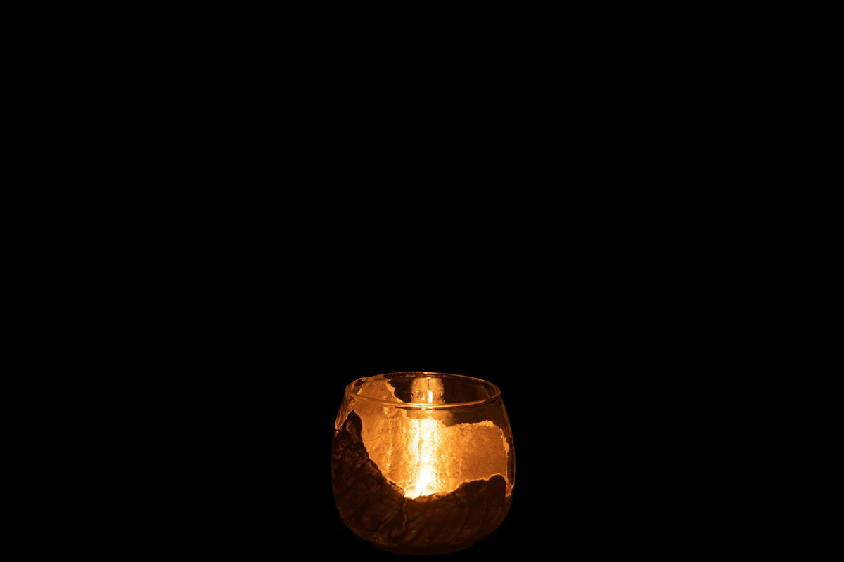 KERZENHALTER WAVY - Glas - Weiß - S - Weiß, Glas (12/10cm) - J-Line