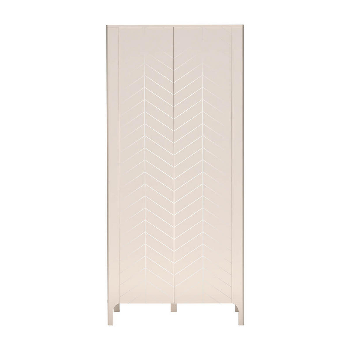 KLEIDERSCHRANK Malumi MM-7 90 x 197 x 54,5 cm Kaschmir - Kaschmir, Holzwerkstoff (90/197/54.5cm) - Koseto
