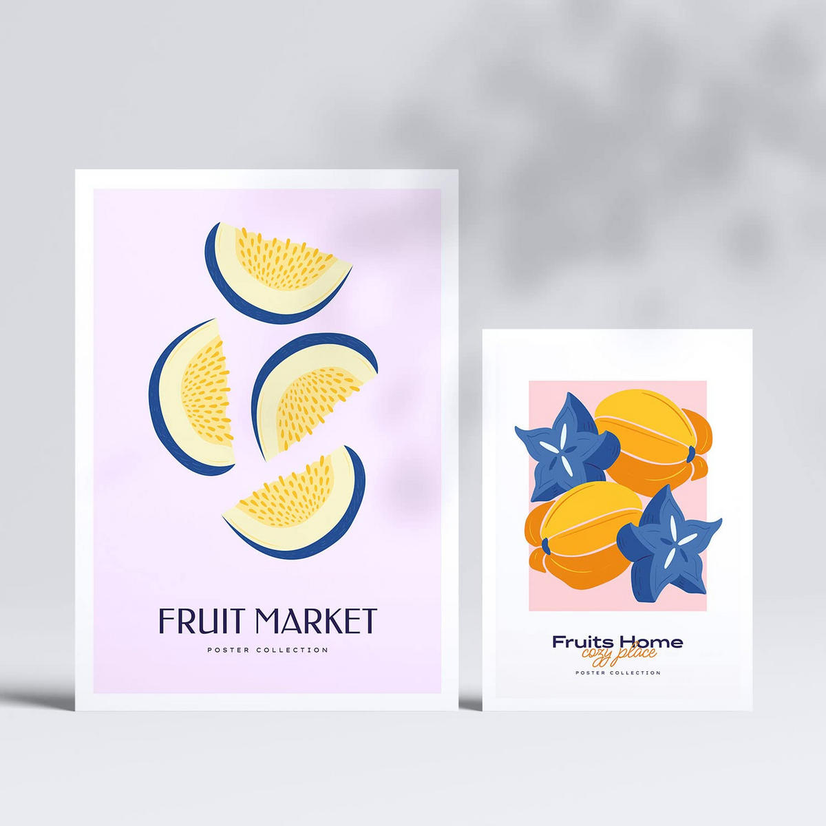 POSTER Set Mit 6 Lebensmittel Und Ernährungs Seltene Früchte A3 & A4 Rahmenlos - Klar, Papier (29/3cm) - Nacnic