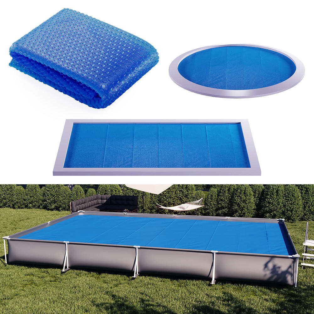 SOLARFOLIE Blau 800 cm robuste 400µ My Solarplane - Dunkelblau, Kunststoff (800/500cm) - OK-Living