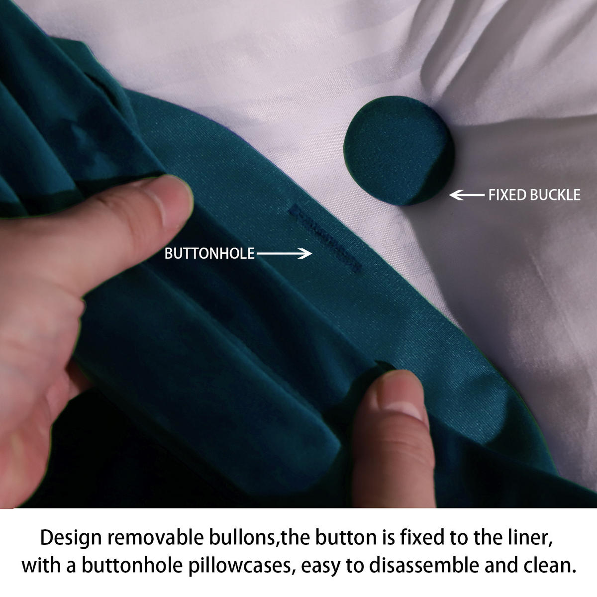 RÜCKENKISSEN Samtlook Blau 200 cm - Blau, Textil (45/200cm) - Vercart