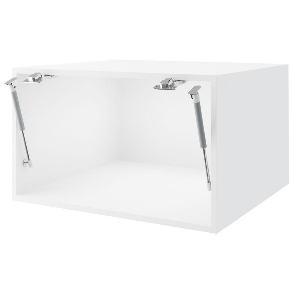 Thumbnail - Feldmann-Wohnen Klapphängeschrank, Weiß, Weiß, Holz, 1 Fächer, Rechteckig, 45x36x59 cm, Küchen, Küchenmöbel, Küchenschrä...