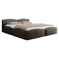 POLSTERBETT Mirala - Eichefarben/Braun, Holz/Textil (140/200cm) - MIRJAN24