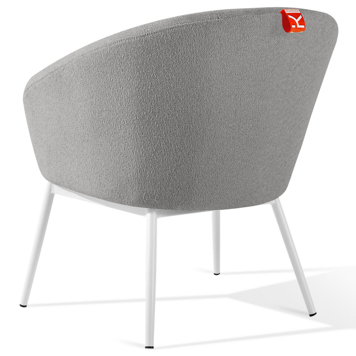 GARTENSESSEL SOLIS Loungesessel, - Grau, Textil/Metall (69/76/66cm) - KONSIMO®