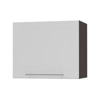 KLAPPHÄNGESCHRANK Kvantum W8/60 Weiß Matt / Lava Matt 60 / 32,5 / 50cm - Dunkelgrau/Weiß, Holz/Holzwerkstoff (60/50/32.5cm) - Feldmann-Wohnen