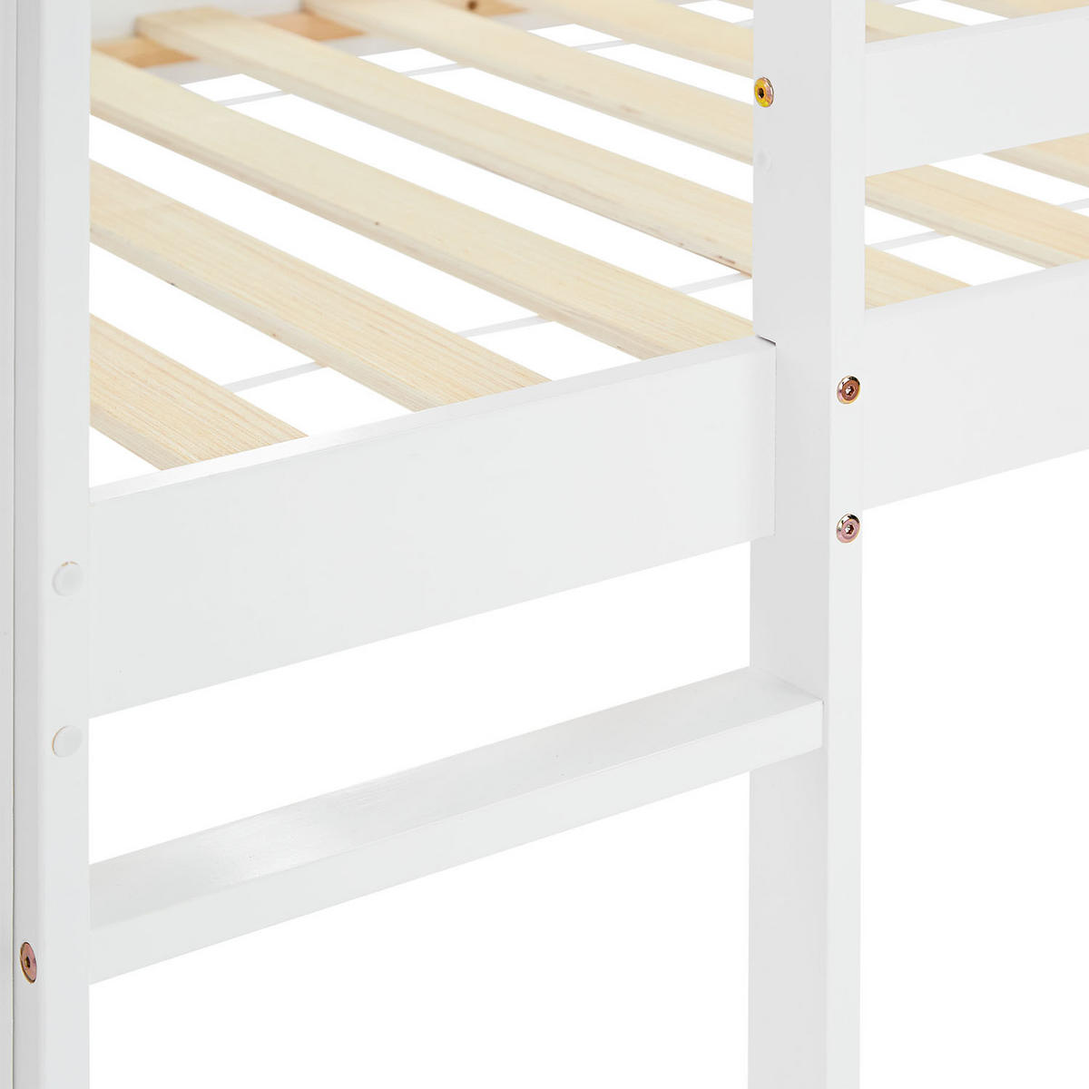 HOCHBETT 90/200 cm Lattenrost in weiß - Weiß, Holz (90/200cm) - Homestyle4u