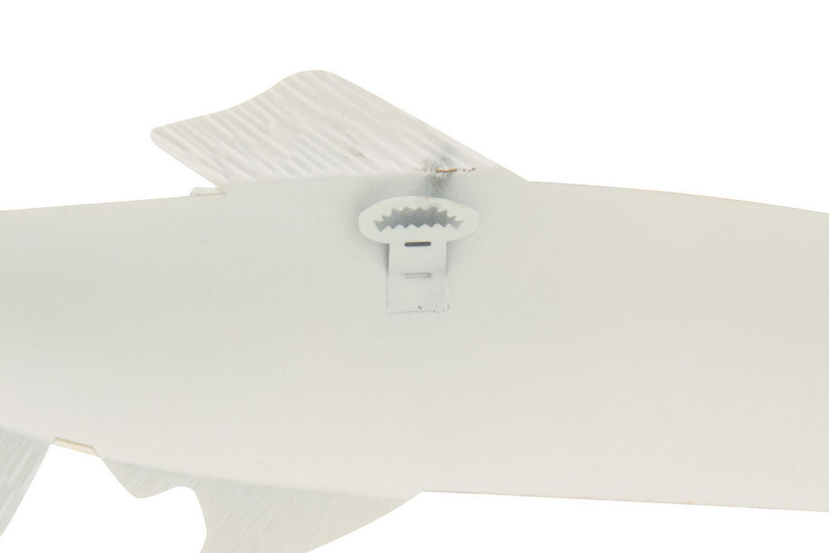 WANDDEKORATION FISCH - Blau, Metall (3.8/48.2/59cm) - J-Line