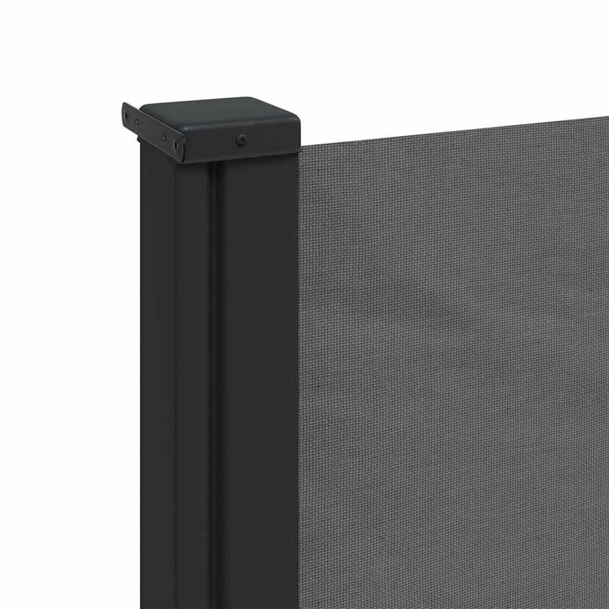 SEITENMARKISE Ausziehbare Anthrazit 120/500 Cm - Anthrazit, Textil (120/500cm) - vidaXL