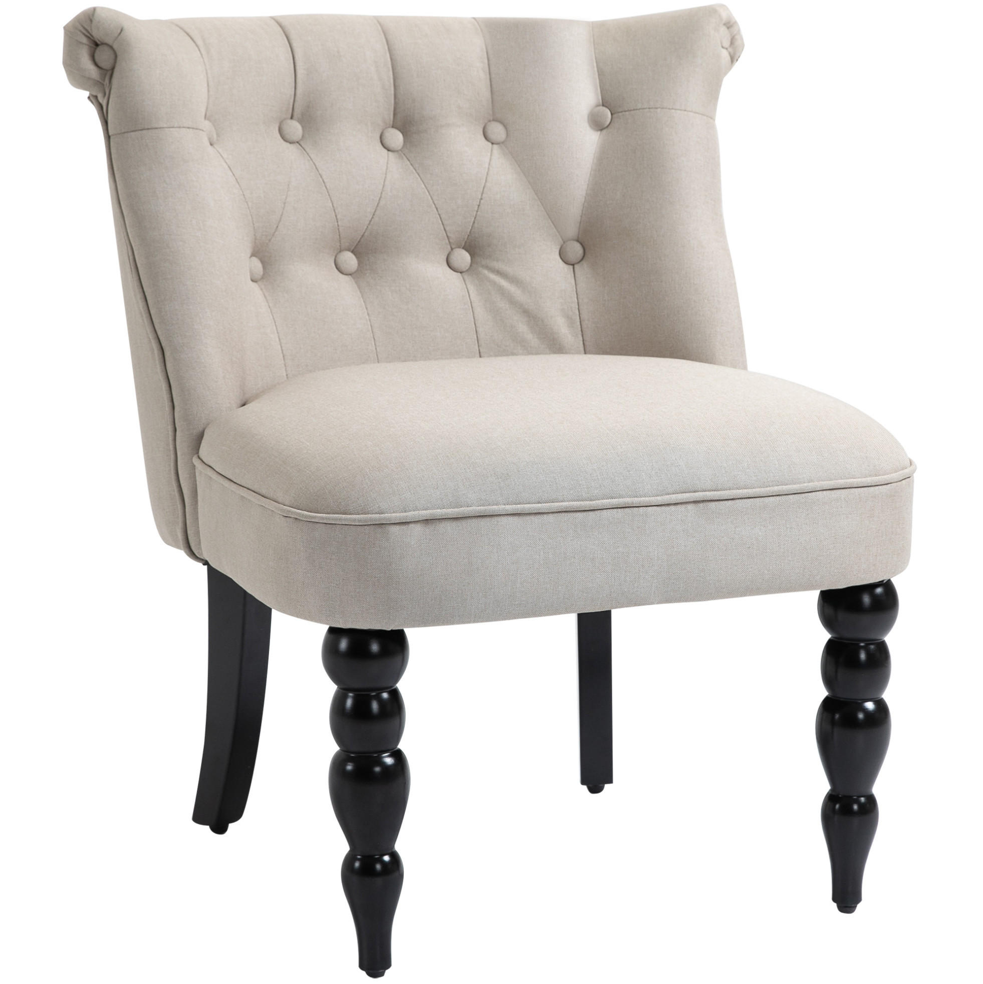 SESSEL 67/78/67 cm Beige aus Linen mit verstellbaren Fußpolstern - Beige, Textil (67/78/67cm) - OKMYHOME