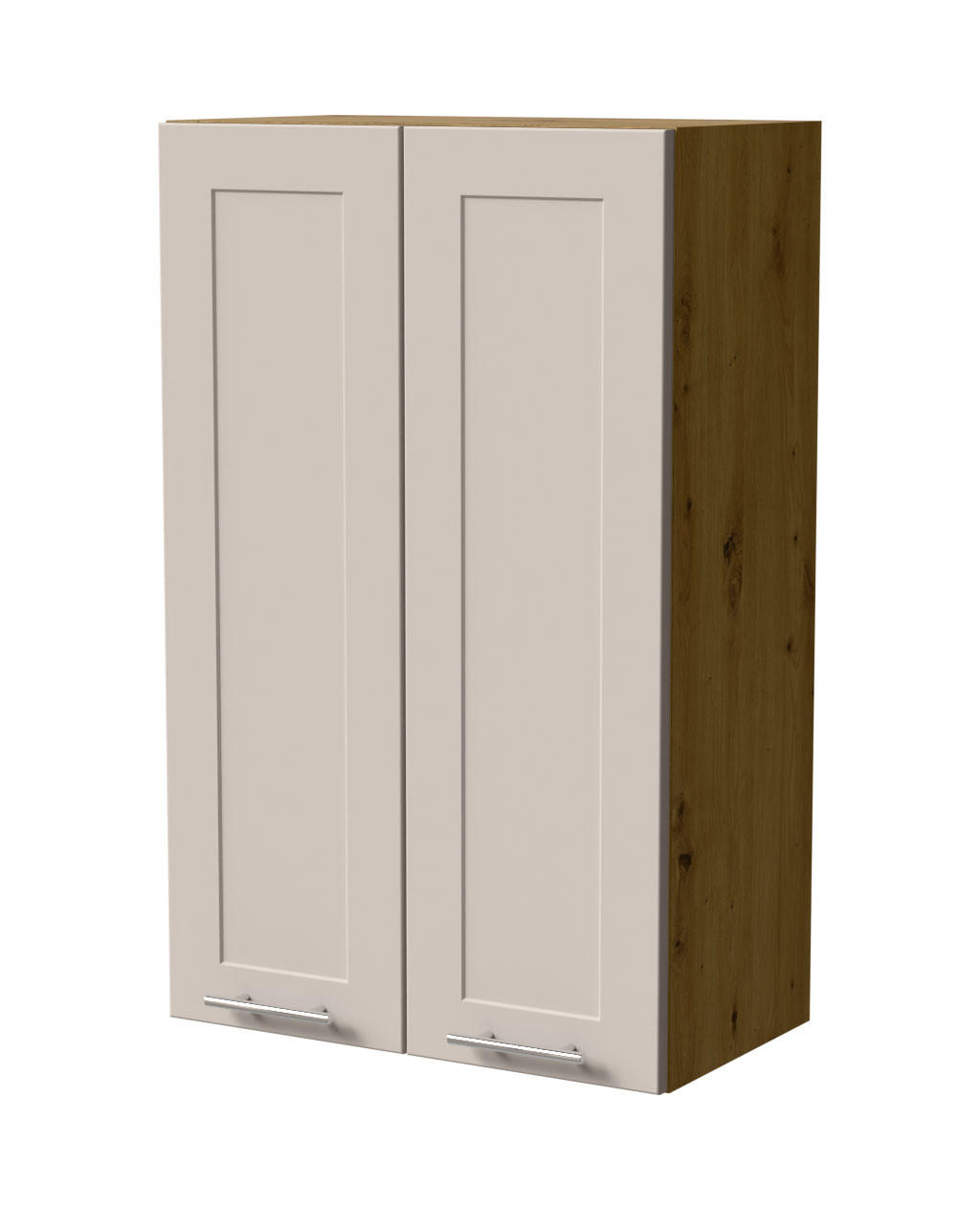 HÄNGESCHRANK Oslo W4/60 Eiche Artisan / Kaschmir Matt 60 / 32,5 / 96cm - Kaschmir/Eiche Artisan, Holz/Holzwerkstoff (60/96/32.5cm) - Feldmann-Wohnen