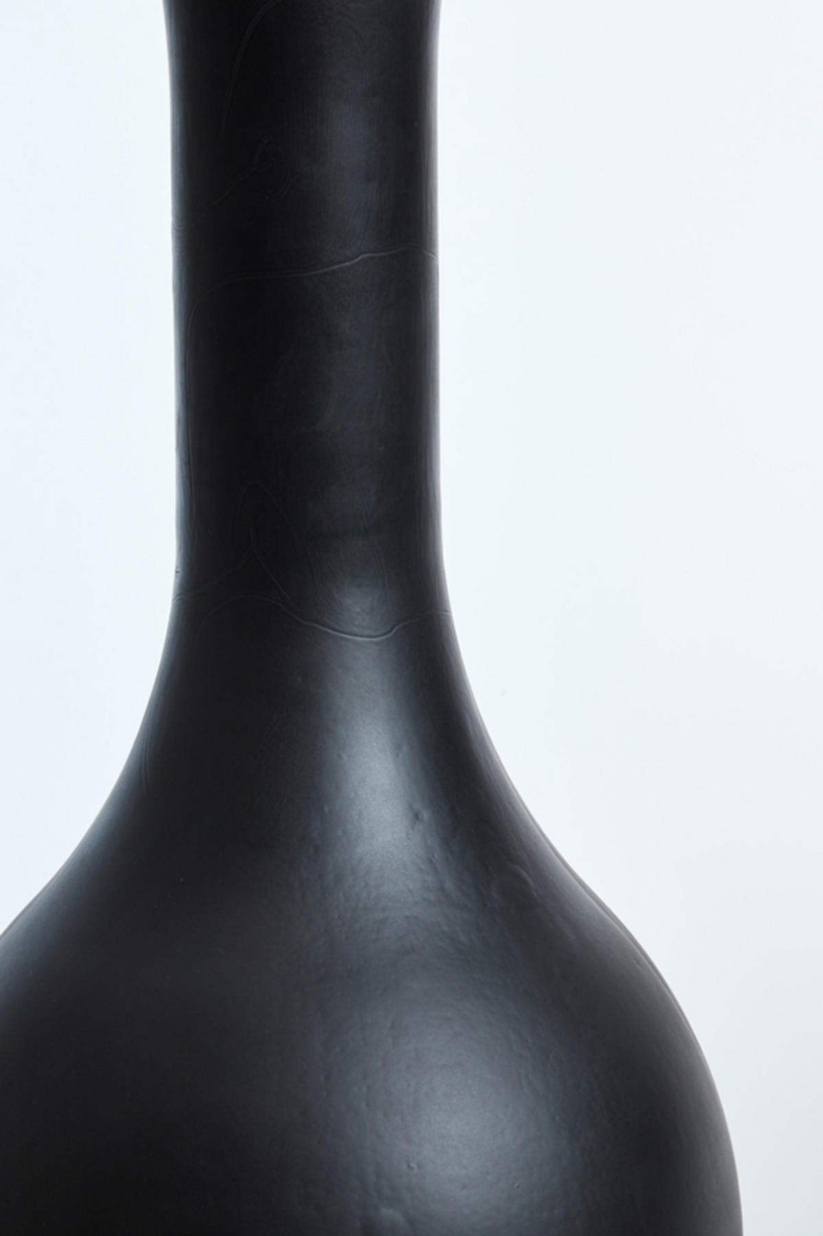 VASE Imano Schwarz Ø30/100 cm - Schwarz, Glas (30/100cm) - Light & Living