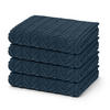 HANDTUCH Sensual Skin Zopf 4er-Set - Dunkelblau, Textil (50/100cm) - Ross