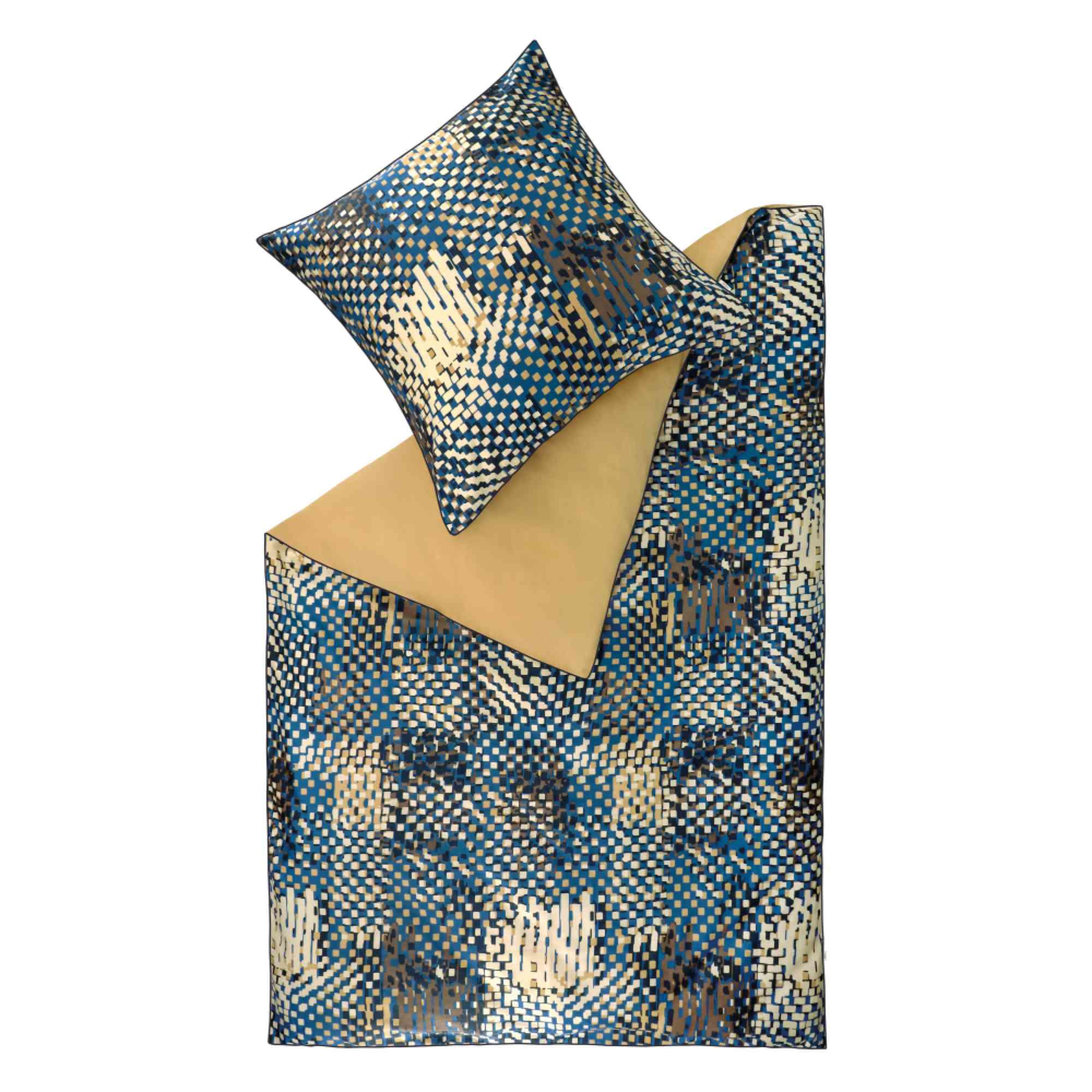 SATIN BETTWÄSCHE PAULA - Blau, Textil (135/200cm) - Esprit