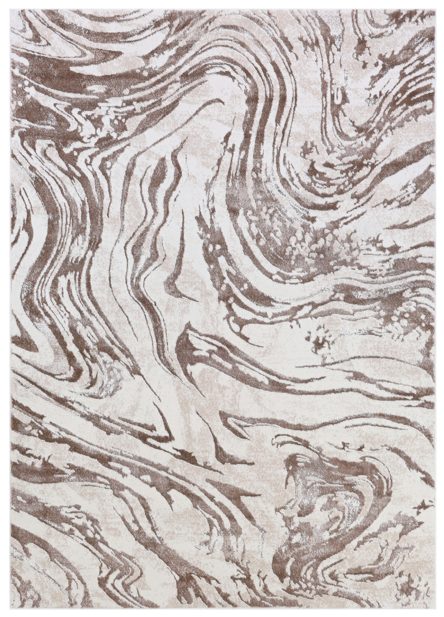 Tapiso Teppich Hellbraun 80x150 cm