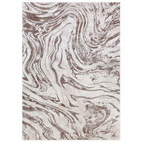 TEPPICH COMO Hellbraun 140/200 cm - Hellbraun, Kunststoff (140/200cm) - Tapiso