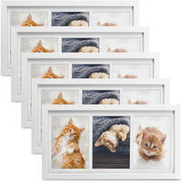 BILDERRAHMEN Galeria 10x15cm Weiß (5tlg) - Weiß, Holzwerkstoff (20/2/37cm) - BoMoe