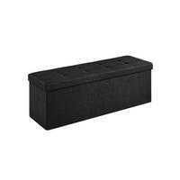 SITZBANK VICTORIA - Schwarz, Holzwerkstoff (38/38/110cm) - Hansiro