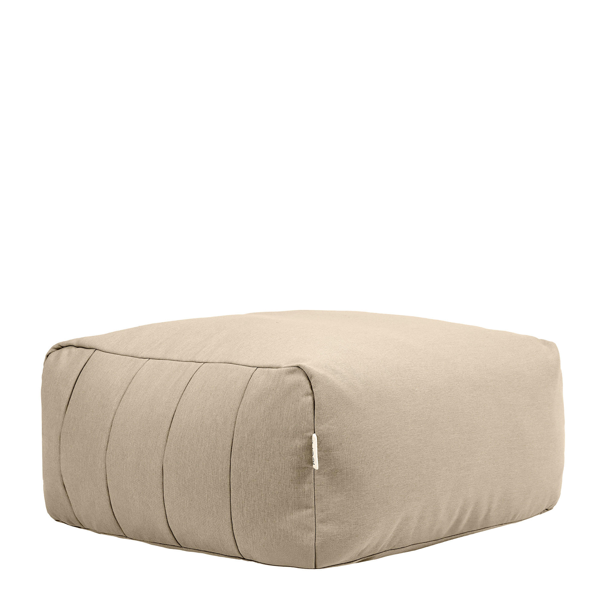SITZSACK-SOFA Sitzpouf - Beige, Textil (95/46/100cm) - icon