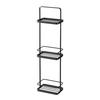 BADEZIMMERREGAL mit 3 Ebenen - H67 cm - Schwarz, Metall (12/67/18cm) - Yamazaki