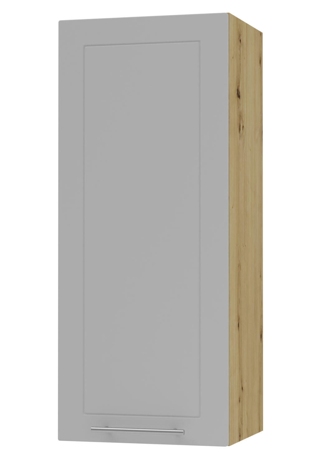 KÜCHENHÄNGESCHRANK Kvantum W4/40 Dust Grey Matt / Eiche Artisan Matt 40 / 32,5 / 96cm - Eiche Artisan/Grau, Holz/Holzwerkstoff (40/96/32.5cm) - Feldmann-Wohnen
