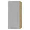 KÜCHENHÄNGESCHRANK Kvantum W4/40 Dust Grey Matt / Eiche Artisan Matt 40 / 32,5 / 96cm - Eiche Artisan/Grau, Holz/Holzwerkstoff (40/96/32.5cm) - Feldmann-Wohnen