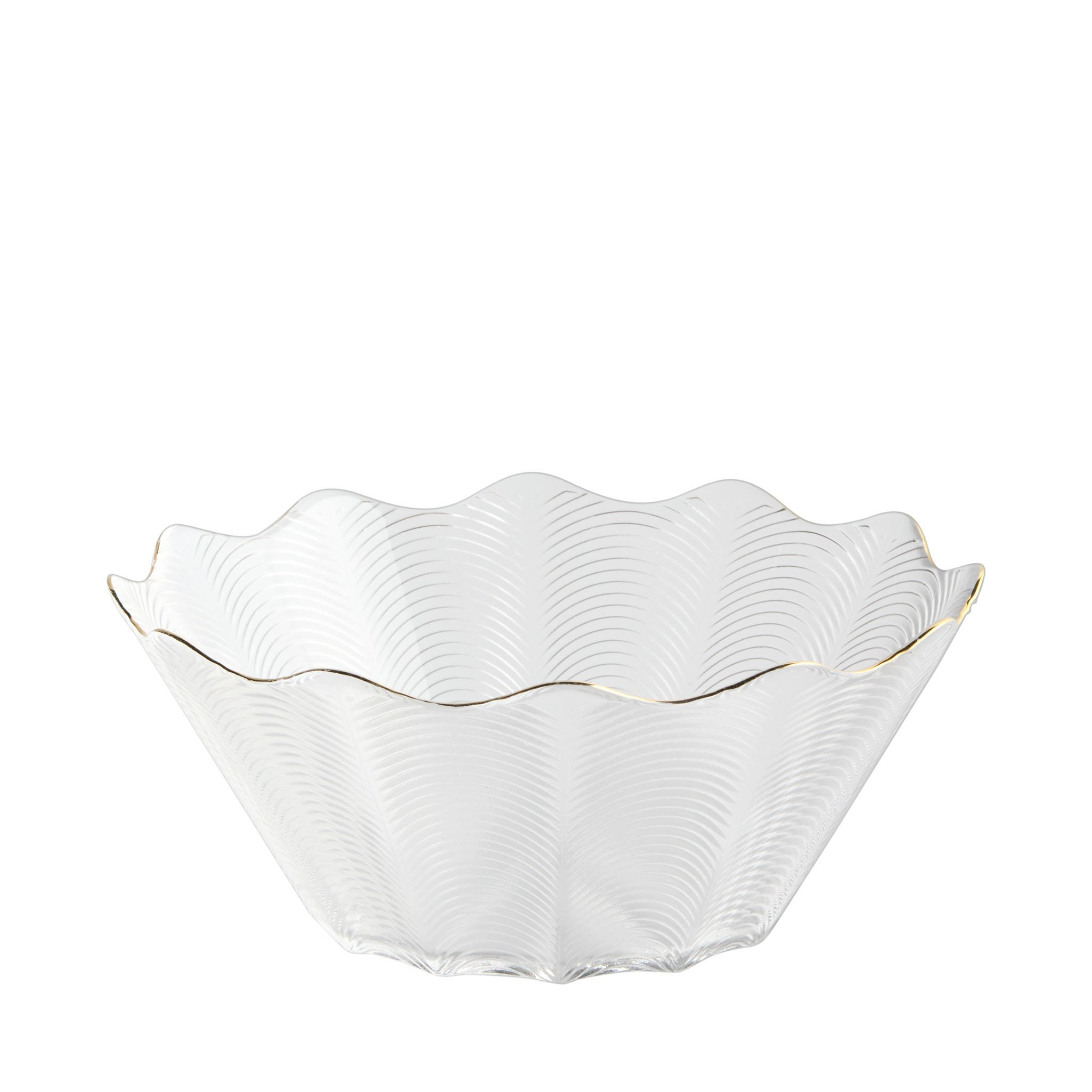 SERVIERSCHÜSSEL Katania - Transparent, Glas (24/10/24cm) - home&you