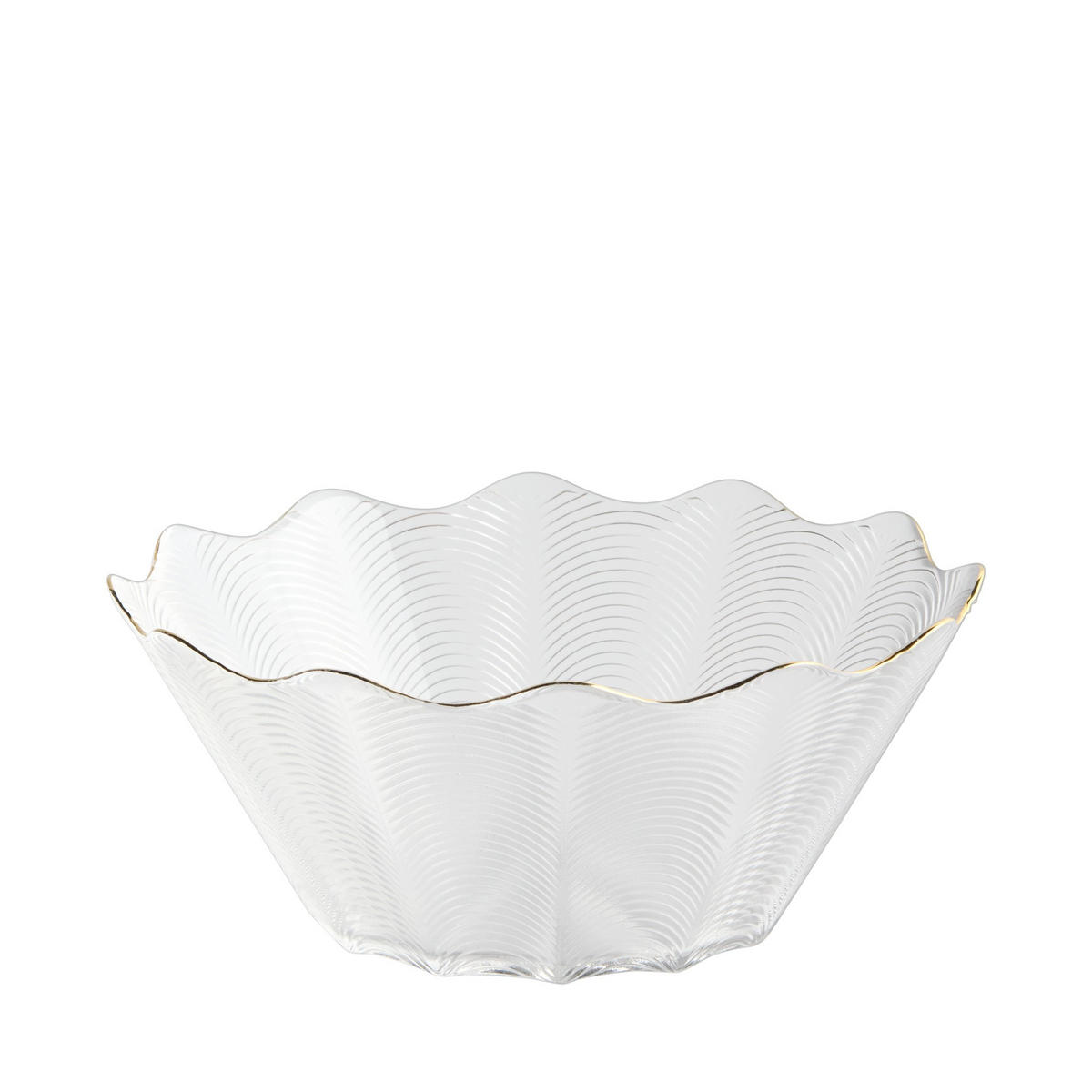 SERVIERSCHÜSSEL Katania - Transparent, Glas (24/10/24cm) - home&you