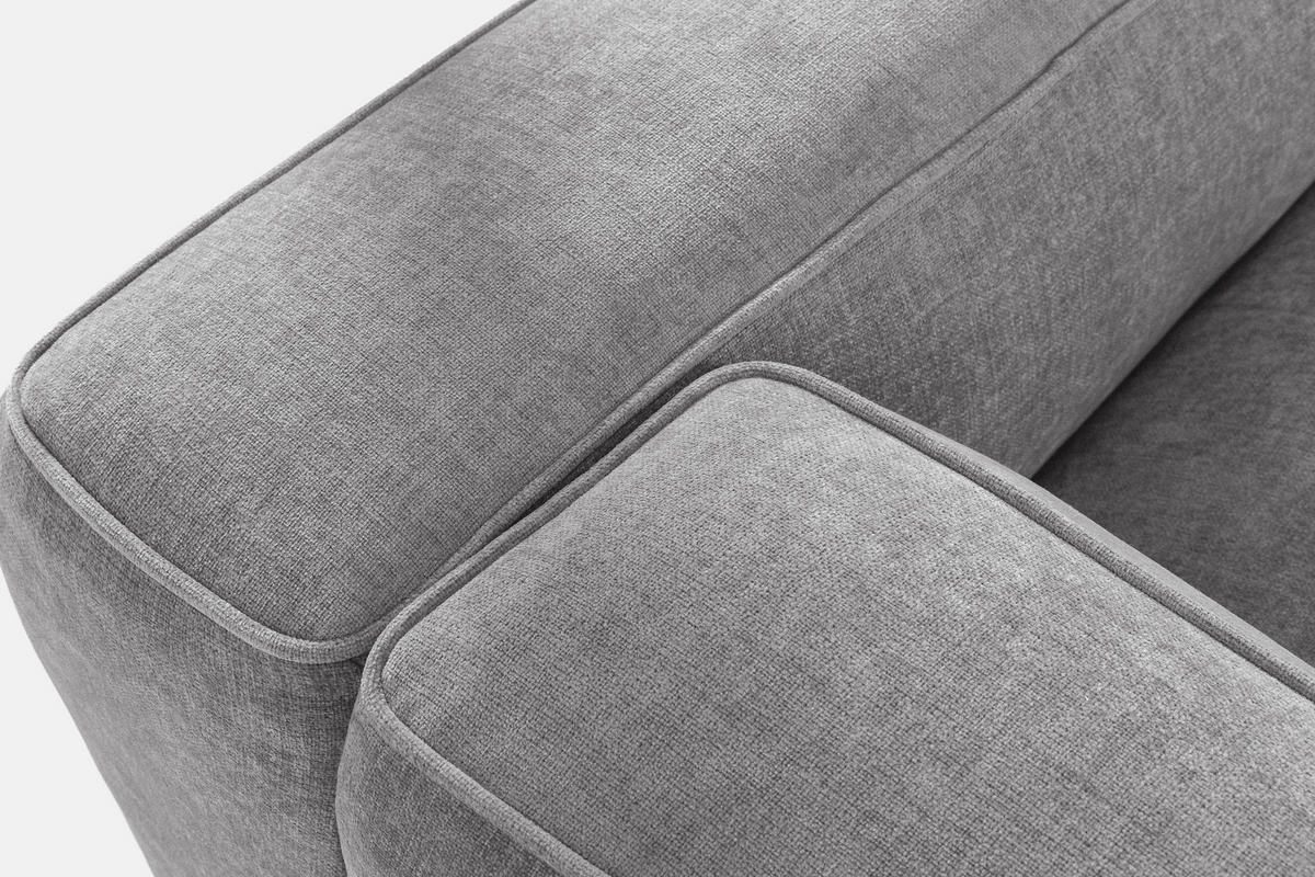 ECKSOFA LINKS FUBBO, Hellgrau - Hellgrau, Holz/Holzwerkstoff (225/176cm) - KONSIMO®