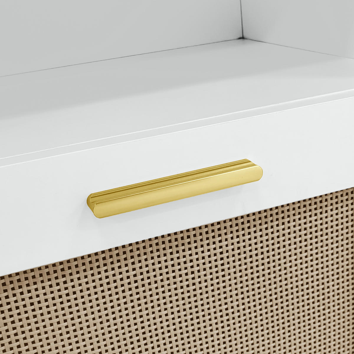 SCHUHSCHRANK aus MDF & Spanplatte 110x38x190cm in Natur mit Spiegel & LED - Naturfarben, Holzwerkstoff (110/190/38cm) - Modfu