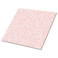 FLIESENAUFKLEBER 9 Stück 30x30 cm selbstklebend Keramikmosaik - Rosa, Textil (30/1.6/30cm) - TULUP