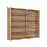 NÁSTENNÁ VITRÍNA Showla Sonoma So 4 policami - dub sonoma, kompozitné drevo (80/60/10cm) - Vicco