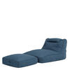 SITZSACK Outdoor mit Bodenkissen Nova - Blau, Textil (84/68/180cm) - icon